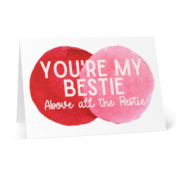 R is for Robo You're My Bestie Greeting Card
