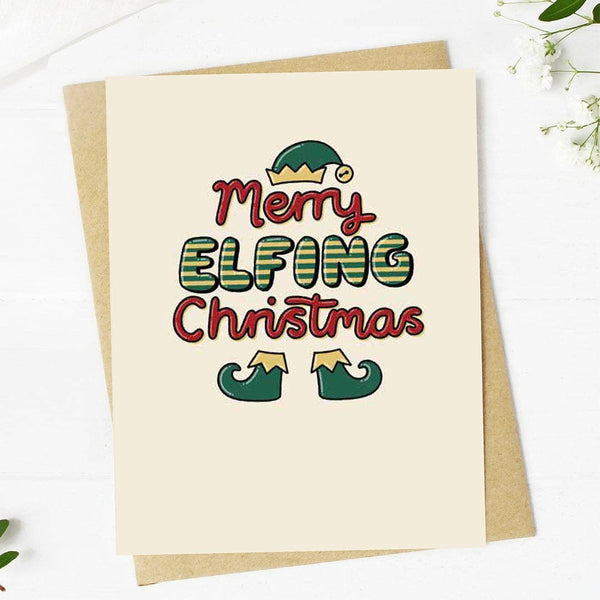 Big Moods Merry Elfing Christmas Card