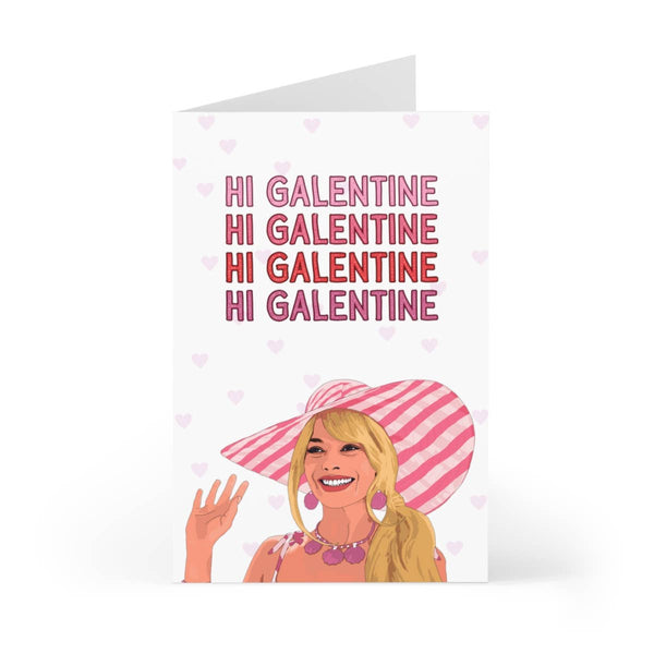 R is for Robo Barbie Galentine Greeting Card