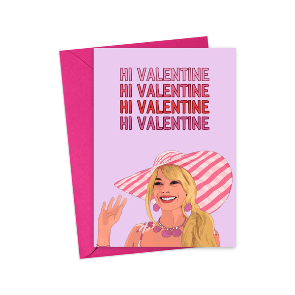 R is for Robo Barbie Valentine's Day Card