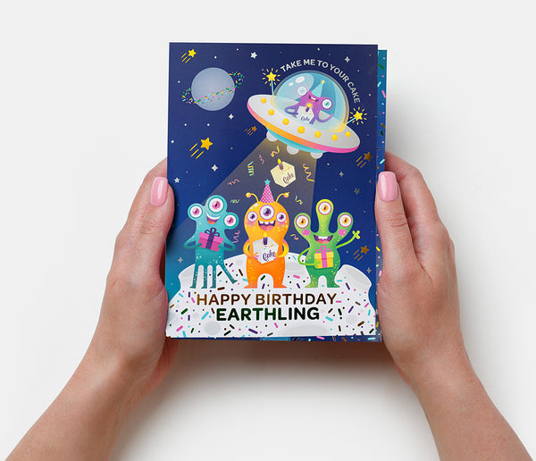 InstaCake Birthday Card