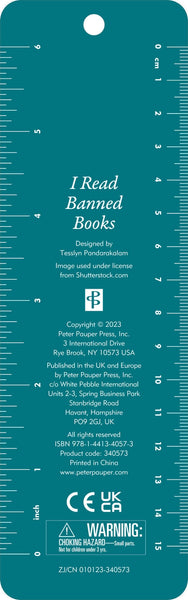 Peter Pauper Press I Read Banned Books Beaded Bookmark