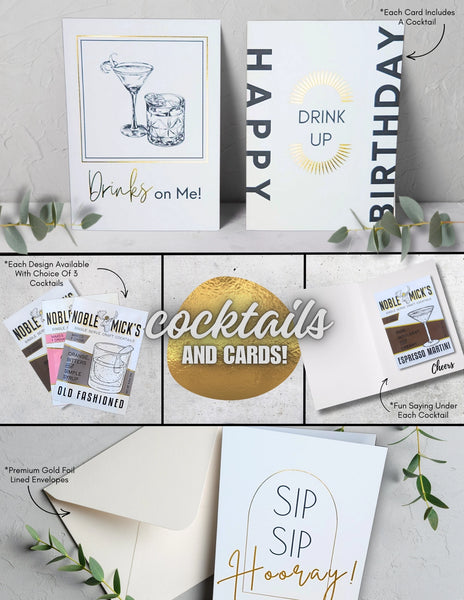Noble Mick's Classic Cocktail Cards