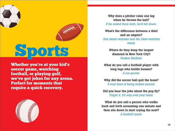 Peter Pauper Press Horribly Awful Dad Jokes Book