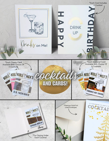 Noble Mick's Naughty, Nice Cocktail Cards