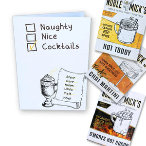 Noble Mick's Naughty, Nice Cocktail Cards