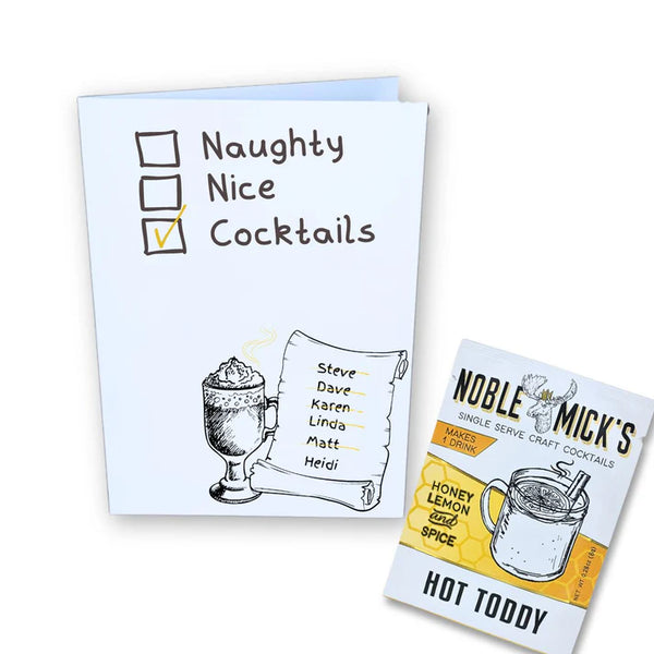 Noble Mick's Naughty, Nice Cocktail Cards