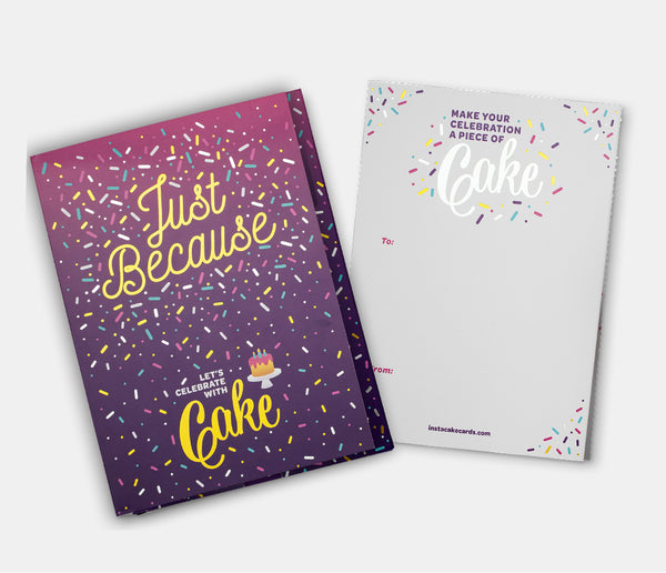 InstaCake Greeting Card