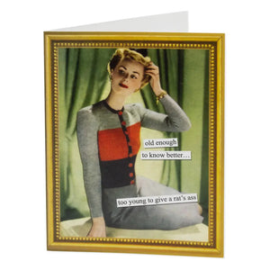 Anne Taintor Rat's A** Birthday Card