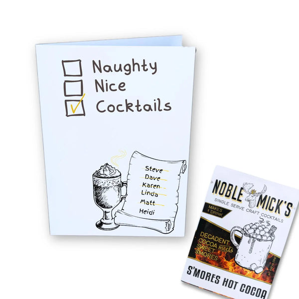 Noble Mick's Naughty, Nice Cocktail Cards
