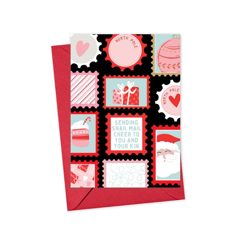 R is for Robo Snail Mail Cheer Greeting Card