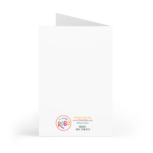 R is for Robo Snail Mail Cheer Greeting Card
