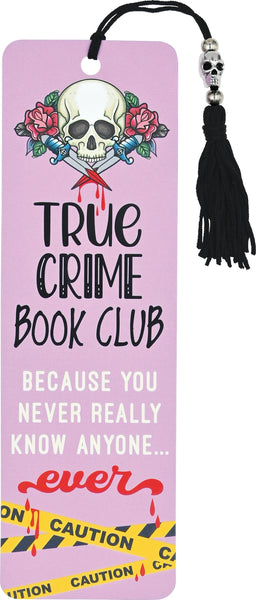 Peter Pauper Press True Crime Book Club Beaded Bookmark