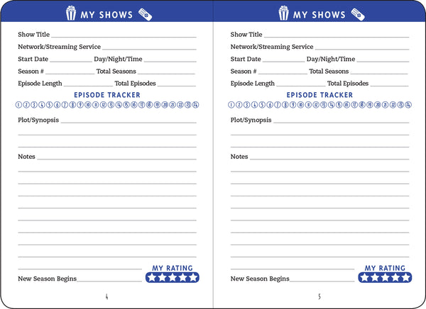 Peter Pauper Press What Are You Watching? Logbook
