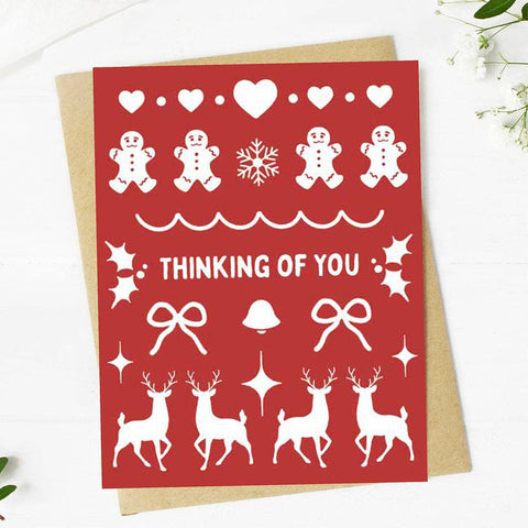 Big Moods Thinking of You Christmas Card