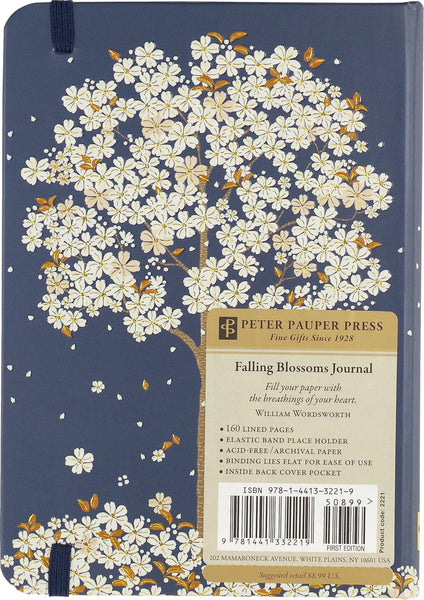 Peter Pauper Press Falling Blossoms Journal