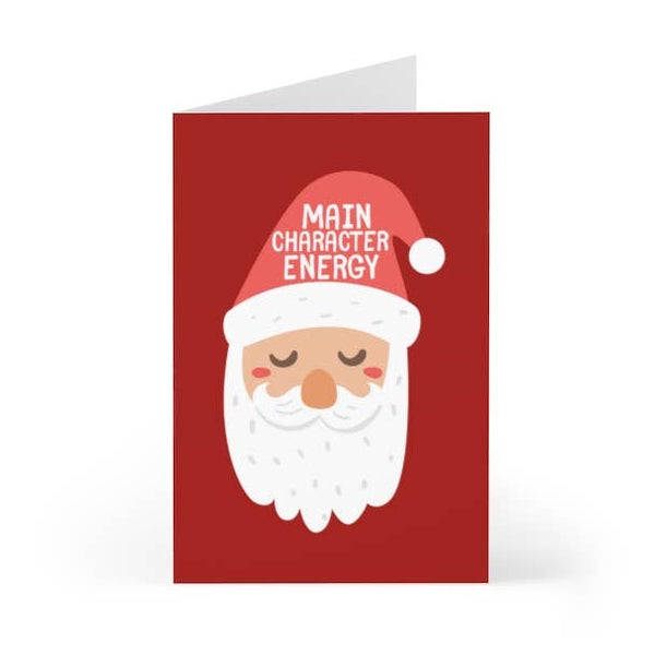 R is fo Robo Santa Main Character Energy Greeting Card