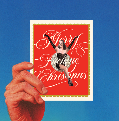 Offensive+Delightful Merry Christmas Gal! Greeting Card