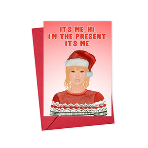 R is for Robo Taylor Swift Christmas Card