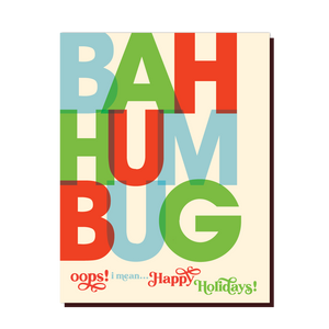 Offensive+Delightful Bah Hum Bug Card