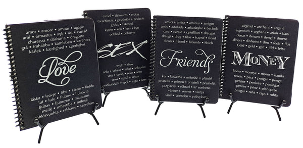 Ars Antigua by The Drexler Collection - "The Word" Series Spiral Notebook