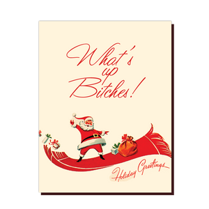 Offensive+Delightful Santa What's Up B Card