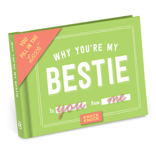 Knock Knock Why You're My Bestie Fill in the Love® Gift Book