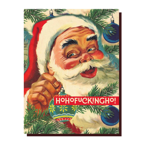 Offensive+Delightful Ho Ho F Ho Santa Card