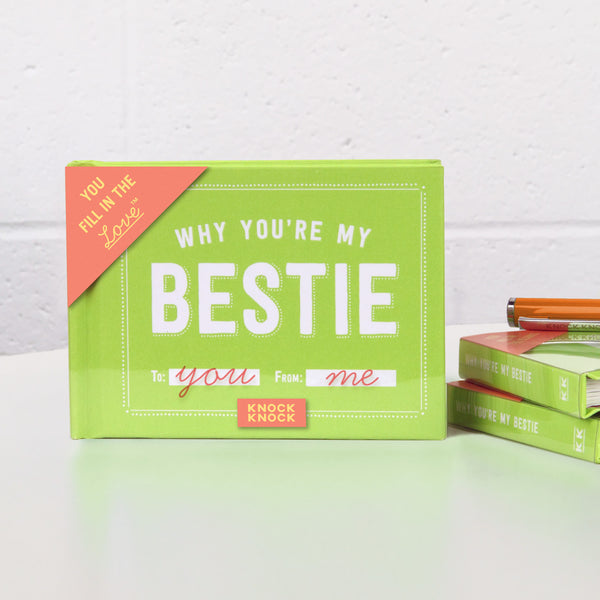 Knock Knock Why You're My Bestie Fill in the Love® Gift Book