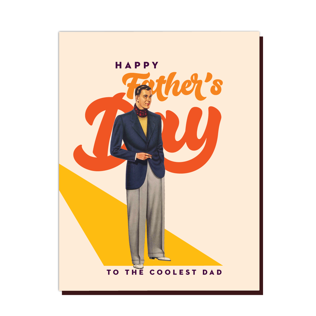 Offensive+Delightful Cool Dad Father's Day Greeting Card
