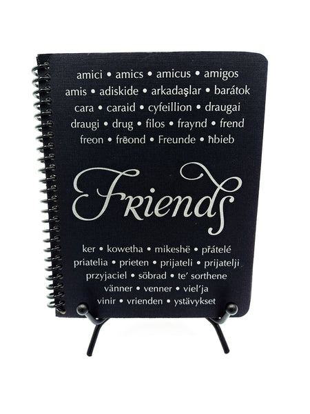 Ars Antigua by The Drexler Collection - "The Word" Themed Spiral Notebook (Love, S*x, Friends, Money)