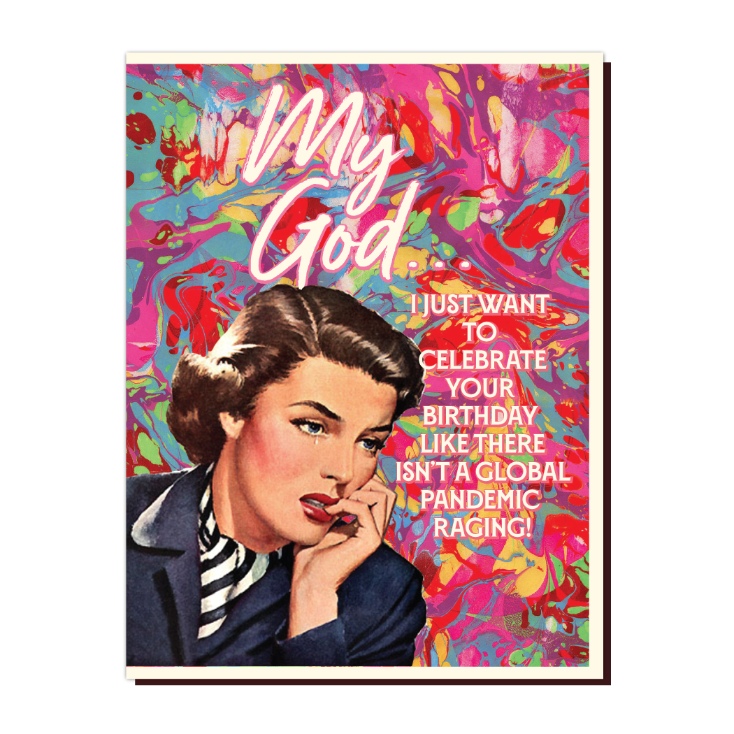 Offensive+Delightful Pandemic Birthday Card