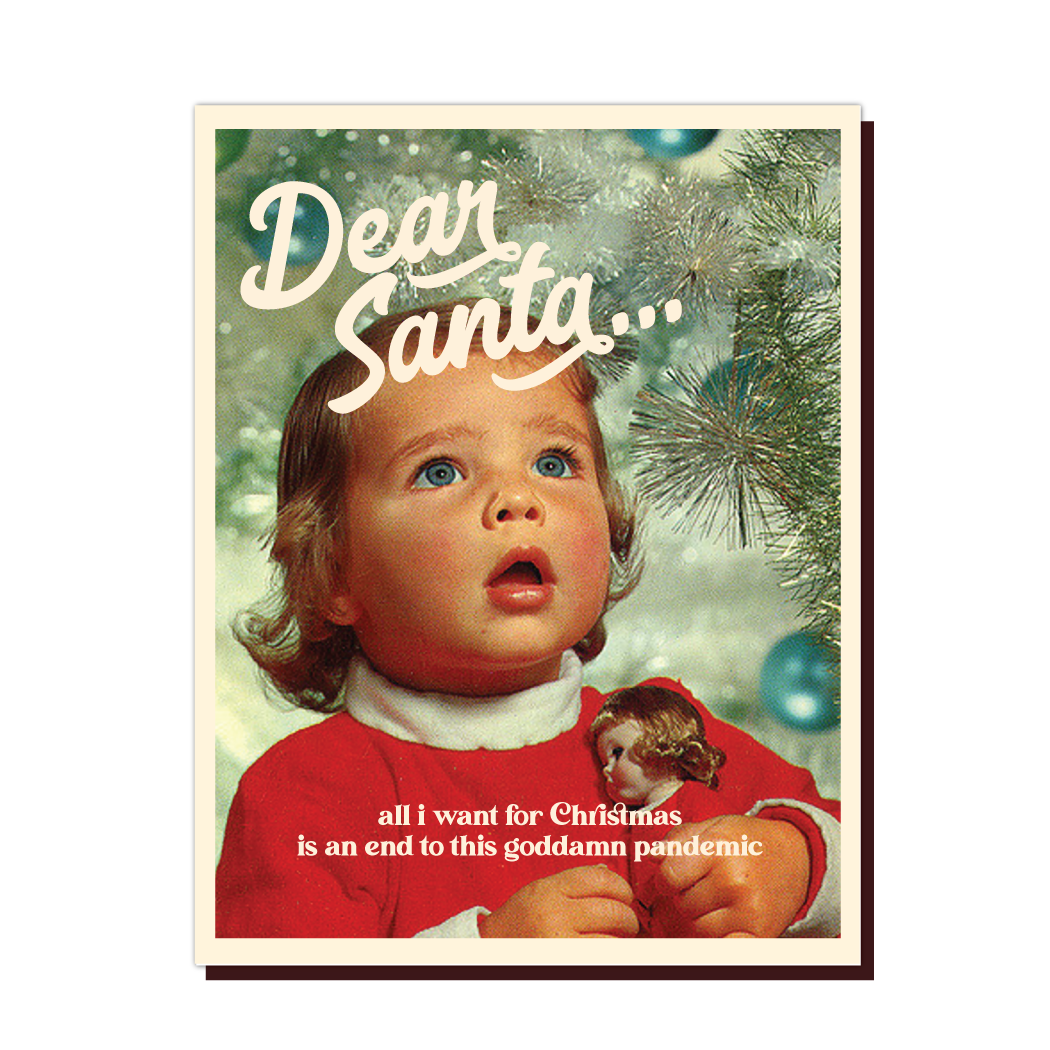 Offensive+Delightful Dear Santa Card