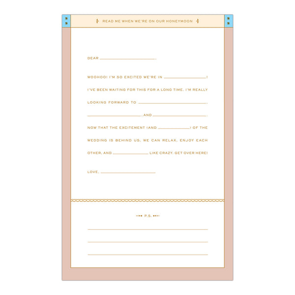 Knock Knock Letters to You Before Our Wedding Read Me When Box