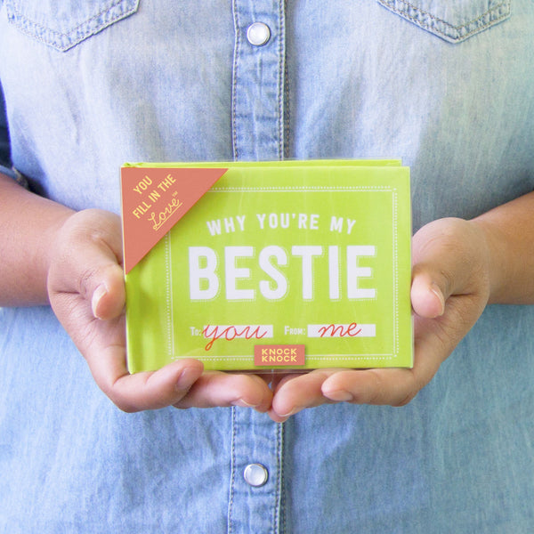 Knock Knock Why You're My Bestie Fill in the Love® Gift Book