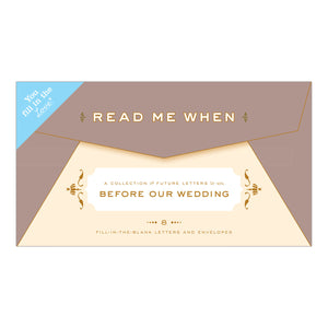 Knock Knock Letters to You Before Our Wedding Read Me When Box