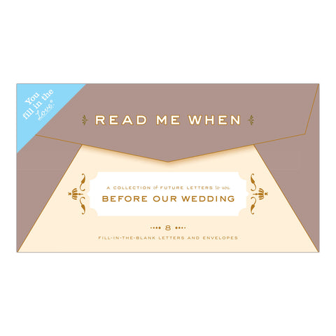Knock Knock Letters to You Before Our Wedding Read Me When Box