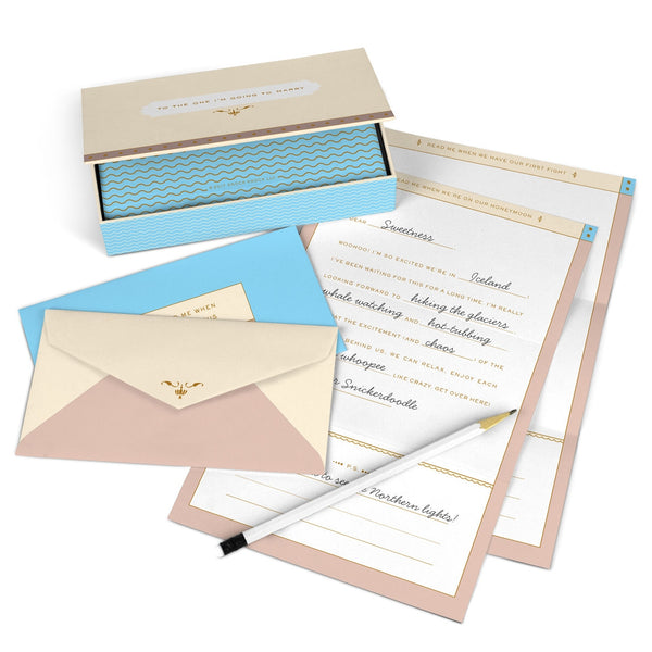 Knock Knock Letters to You Before Our Wedding Read Me When Box